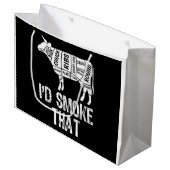 Id煙that牛BBQ喫煙焼きバーベキュー ラージペーパーバッグ (正面アングル)