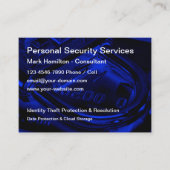 ID盗難およびデータセキュリティサービス  名刺 (正面)