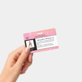 Id識別カードボーイガールチャイルドフォトカスタム バッジ (Handheld)