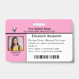 ID識別カード学生の子供の学校 バッジ