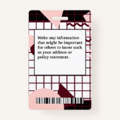 ID識別カード従業員の写真のカスタム バッジ (裏面)