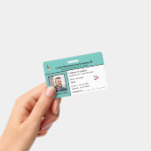 ID識別カード従業員の写真のカスタム バッジ (手持ち)