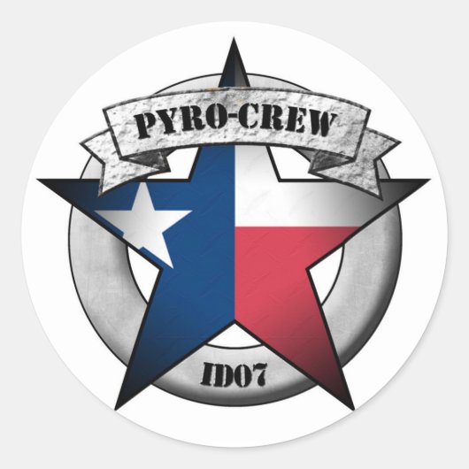 ID07ラウンドステッカー ラウンドシール (正面)