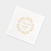 ID1056離れの結婚リース 箔ナプキン (左)