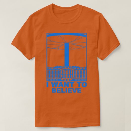 ID4 I Want to Believe Tシャツ (デザイン正面)