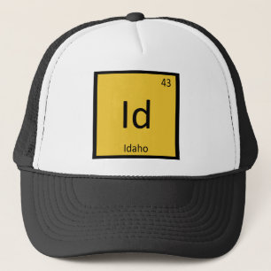 Id - アイダホ州 化学 周期表 シンボル キャップ