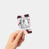 ID 認証カード 従業員写真 カスタム バッジ (手持ち)