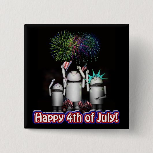 ID-4 - Robox9 & Family 祝 Freedom 缶バッジ (正面)