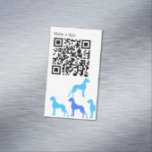 ID blue Great Dane series  マグネット名刺 (インサイチュ)