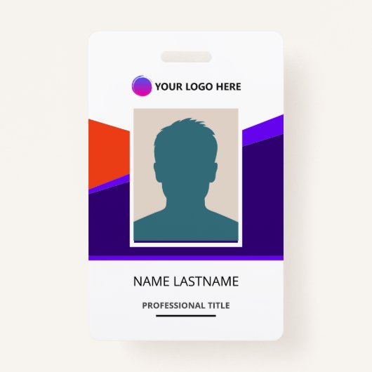 ID Card Identification Badge バッジ (正面)