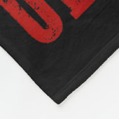 I'd Ck You Over Trash Funny Raccoon Retro Valentin フリースブランケット (角)