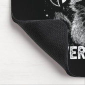 I'd Ck You Over Trash Funny Raccoon Retro Valentin マウスパッド (コーナー)