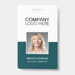 ID CORPORATE LOGO EMPLOYEE PHOTO PEACOCK バッジ