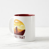 I'd Hike That Funny Hiking ツートーンマグカップ (正面左)