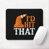 I'd Hit That Funny Halloween Costume Traffic Cone  マウスパッド (マウス)