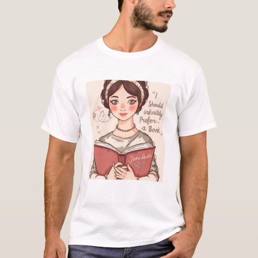 id infinitely prefere a book tシャツ (正面)