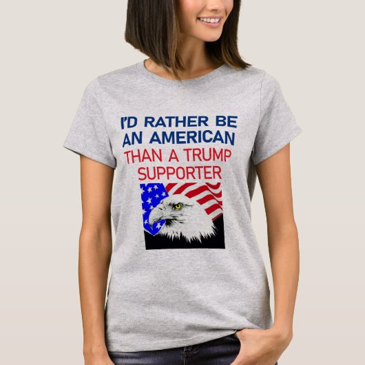 I'D RATHER BE AN AMERICAN Tシャツ (正面)