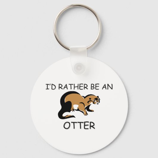 I'd Rather Be An Otter キーホルダー (正面)