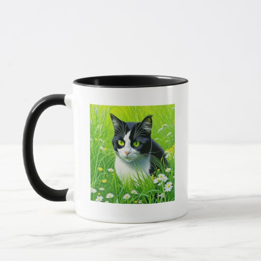 I'd Rather be at Home with my Cat マグカップ (左)