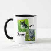 I'd Rather be at Home with my Cats マグカップ (左)