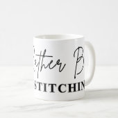 I'd Rather Be Cross Stitching - Cross Stitcher コーヒーマグカップ (正面右)