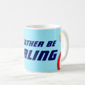 Id Rather Be Curling Fun Ice Sport コーヒーマグカップ (正面右)