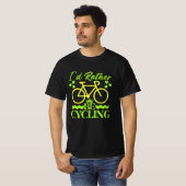 i'd rather be cycling tシャツ (正面フル)