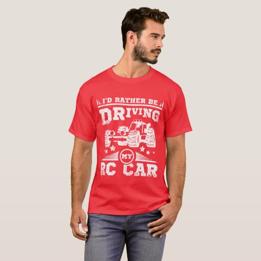 Id rather be driving my rc car boy tシャツ (正面フル)