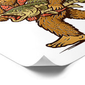 I'd Rather Be Fishing Bigfoot  ポスター (角)