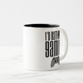 I'd Rather Be Gaming ツートーンマグカップ (正面右)