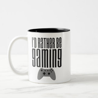 I'd Rather Be Gaming ツートーンマグカップ