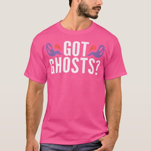 I'D Rather Be Ghost Hunting Tシャツ (正面)