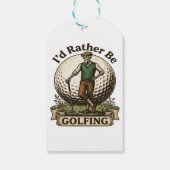 Id Rather Be Golfing  ギフトタグ (裏面)