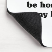 I'd Rather Be Home With My Ferret_ Funny マウスパッド (コーナー)