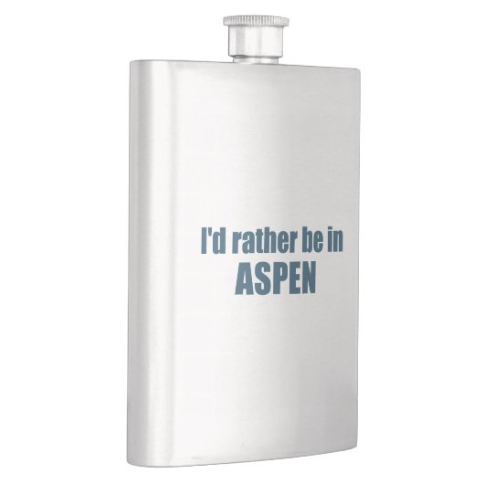 I'd Rather Be In Aspen Colorado フラスク (右)