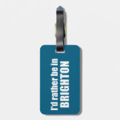 I'd Rather Be In Brighton Utah ラゲッジタグ (裏面縦)