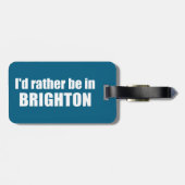 I'd Rather Be In Brighton Utah ラゲッジタグ (裏面横)