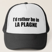 I'd Rather Be In La Plagne France キャップ (正面)