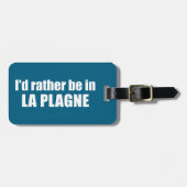 I'd Rather Be In La Plagne France ラゲッジタグ (正面横)