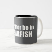 I'd Rather Be In Spearfish South Dakota ツートーンマグカップ (正面右)