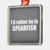 I'd Rather Be In Spearfish South Dakota メタルオーナメント (左)