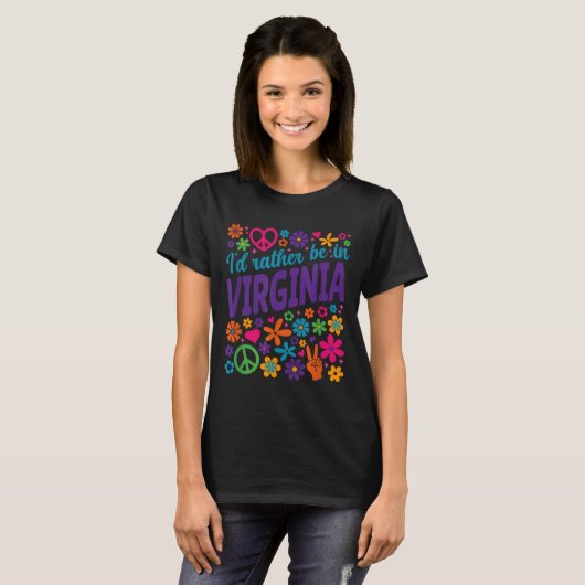I'd Rather Be In Virginia  Tシャツ (正面フル)
