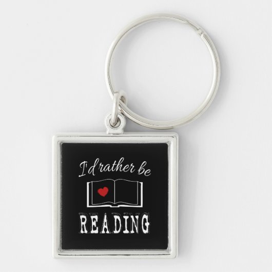 I'd rather be reading キーホルダー (正面)