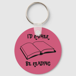 I'd rather be reading keychain キーホルダー