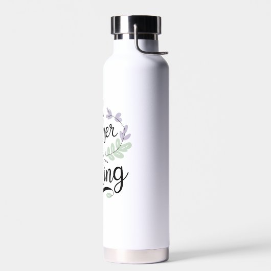 I'd Rather Be Reading – Pastel Quote Water Bottle ウォーターボトル (左面)