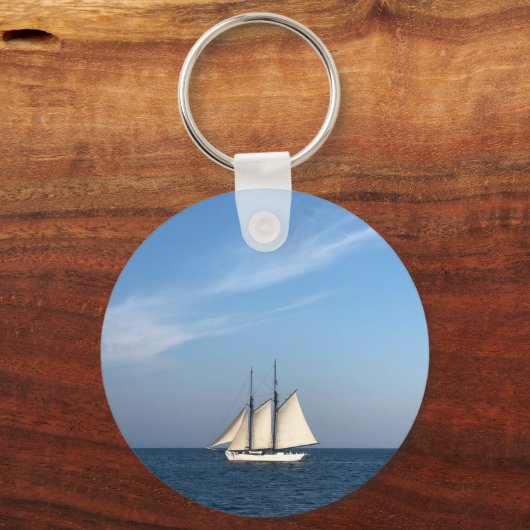 I'd Rather Be Sailing Keychain Gift Sailboat キーホルダー (裏面)