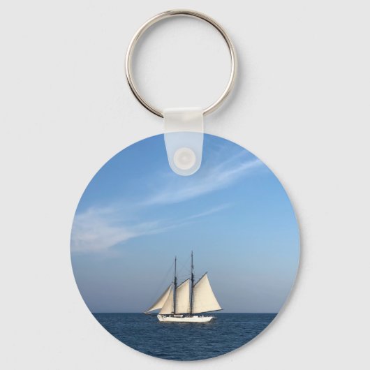 I'd Rather Be Sailing Keychain Gift Sailboat キーホルダー (裏面)