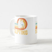 I'D Rather Be Sculpting Ceramic Artist Sculptor Po コーヒーマグカップ (正面左)