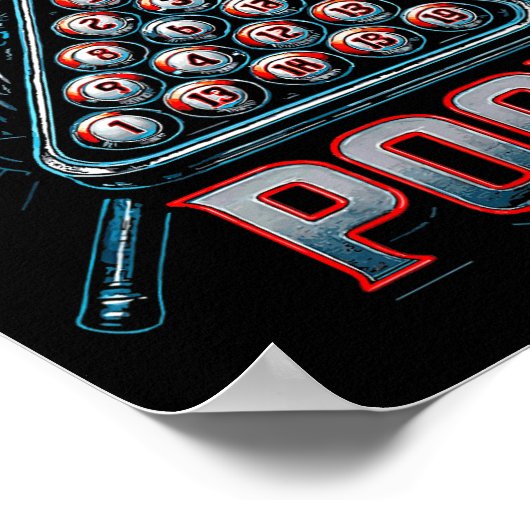 I'd Rather Be Shooting Ol 8 Ball Player Billiards ポスター (角)