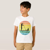 I'd Rather Be SUPing With My Cat SUP Tシャツ (正面フル)